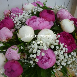 bouquet de pivoines