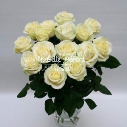 bouquet de grandes roses...