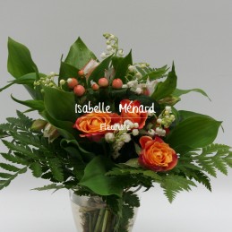 bouquet de brins de muguet...