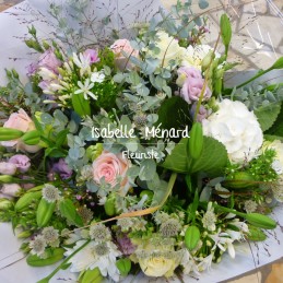 beau bouquet champêtre pastel