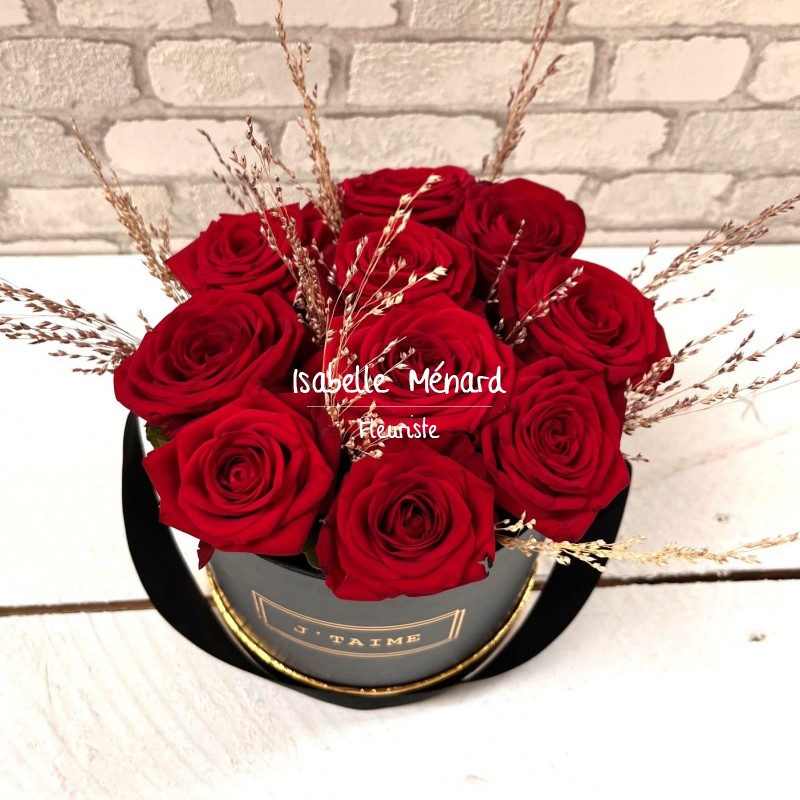 Love box roses