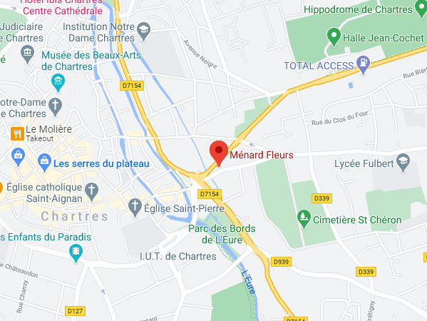 Ménard Fleurs sur Google Maps